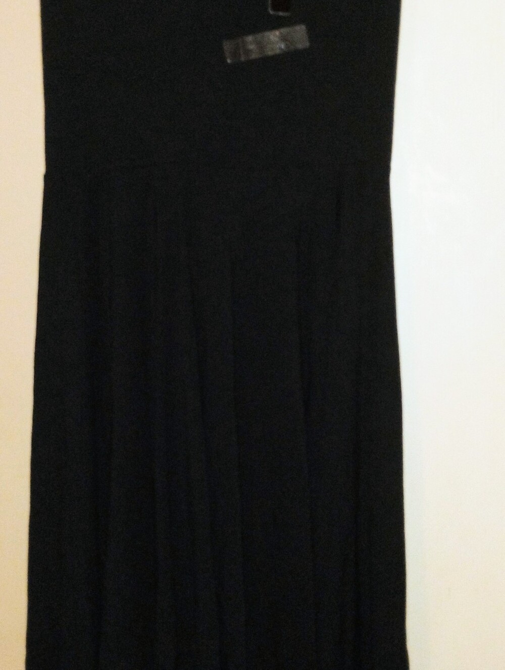 Poof! Black Strapless Maxi Dress